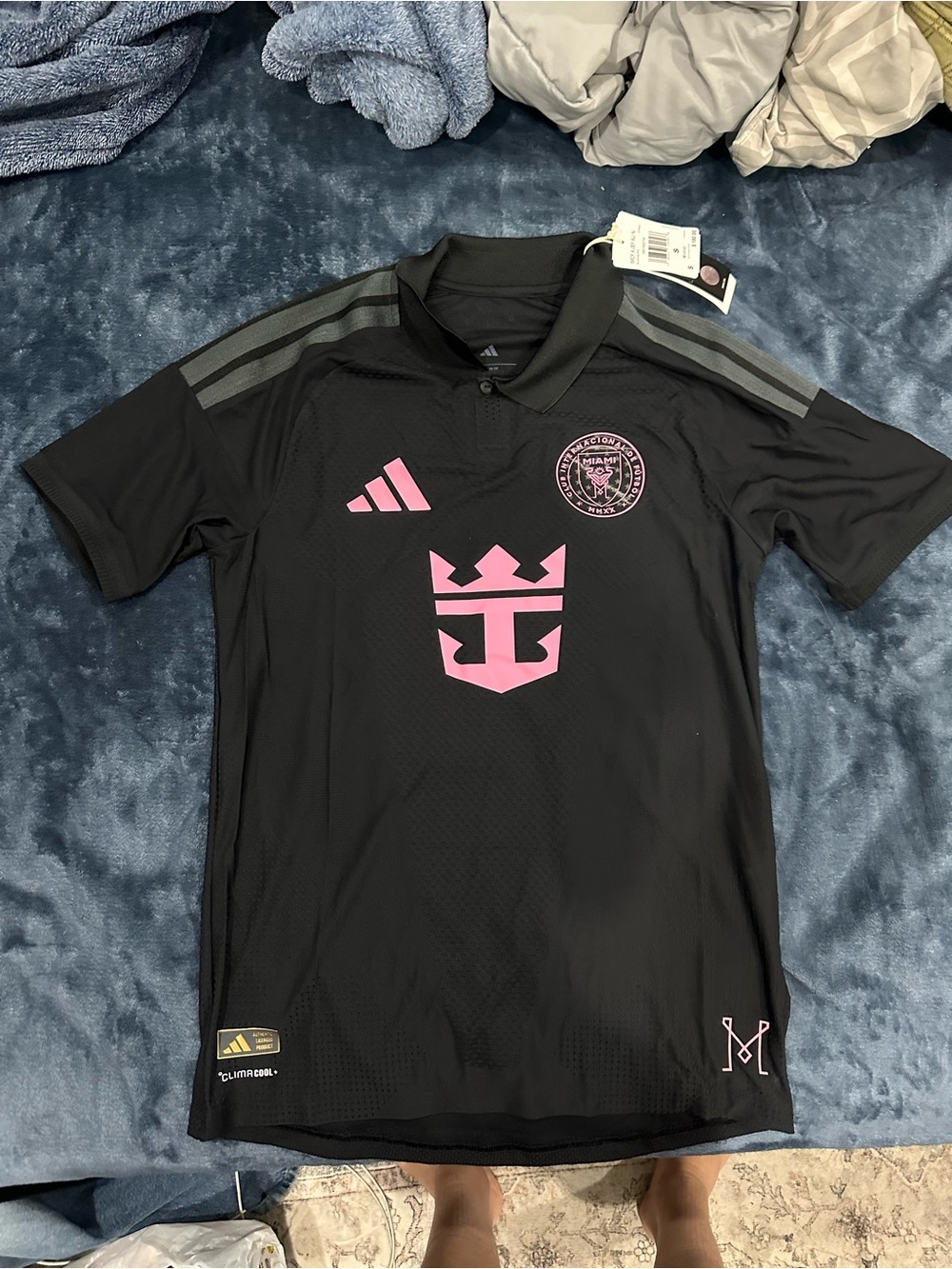 Men Black Polo Miami Player version messi